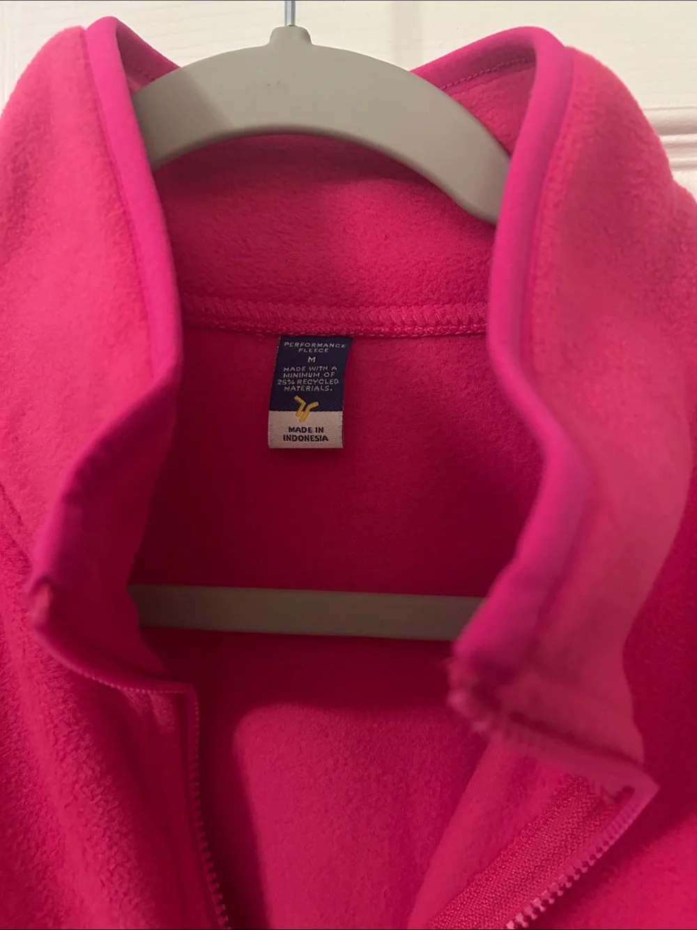 Old Navy Pink Full-Zip Fleece Jacket - Picture 2 of 4